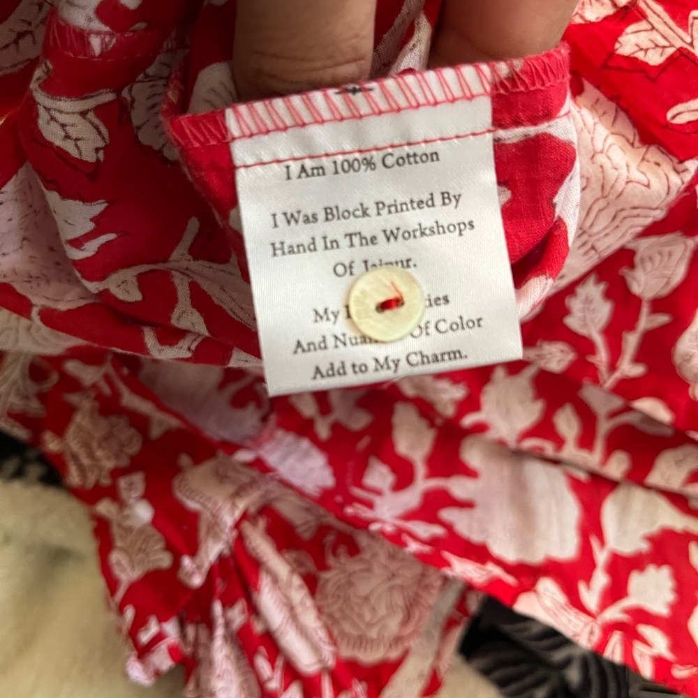 Mille Clementine Dress Red Zinna - Picture 8 of 12
